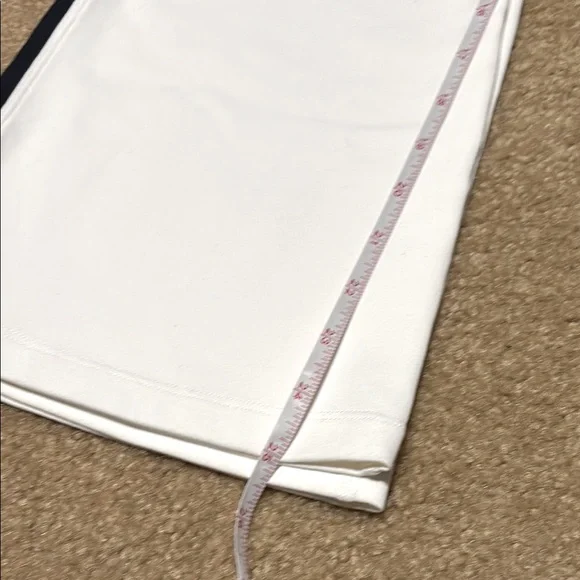 White and Navy Split59 Leggings - Picture 5 of 6